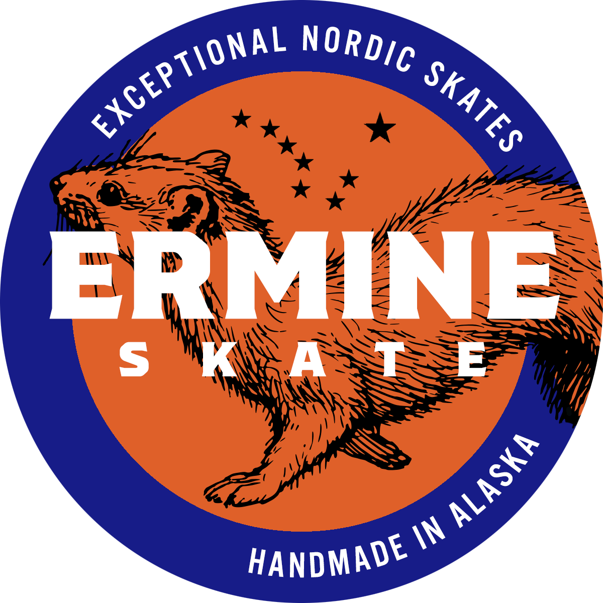 Ermine Skate Color Pop 2 sticker