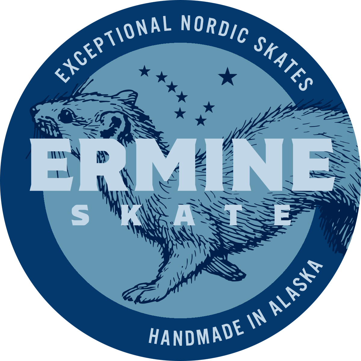 Ermine Skate Color Pop 8 sticker
